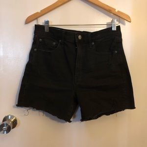 WOMENS | GAP Black Denim Shorts